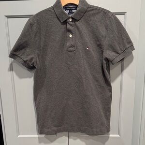 Tommy Hilfiger Men's Charcoal Polo Shirt Sz SP